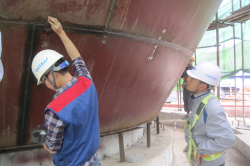 Giám sát việc siêu âm mối hàn của VIETSAF Siêu âm mối hàn