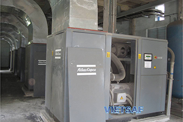 Kiểm định hệ thống máy nén khí của dây chuyền sản xuất xi măng Kiểm định máy nén khí lắp cố định