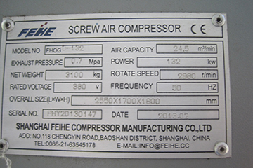 Kiểm tra các thông số của máy nén khí Kiểm tra các thông số của máy nén khí