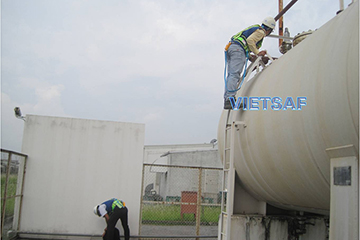 Kiểm tra,căn chỉnh van an toàn bồn chứa LPG