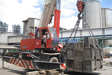 Kiểm định cần trục ô tô 50T, thử tải Kiểm định cần trục ô tô