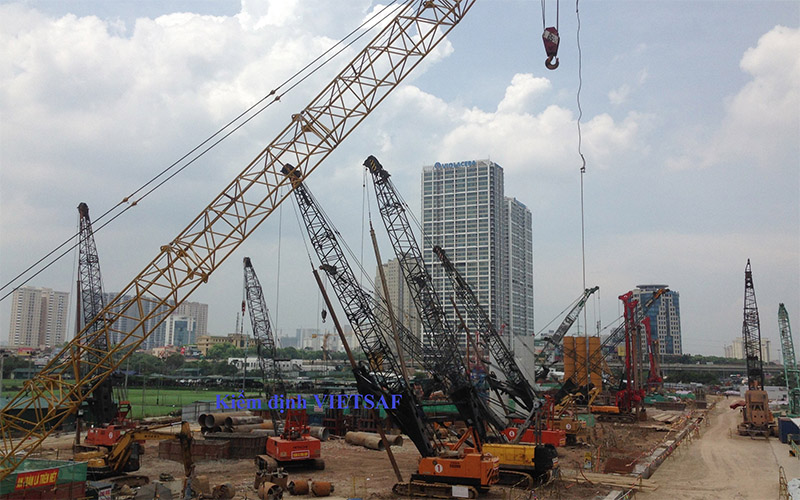 Kiểm định thiết bị nâng làm việc trong công trình xây dựng